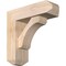 Ekena Millwork Legacy Craftsman Smooth Bracket w/ Offset Brace, Douglas Fir, 5 1/2"W x 16"D x 16"H BKT0604X16X16LEC04SDF - alternate 1